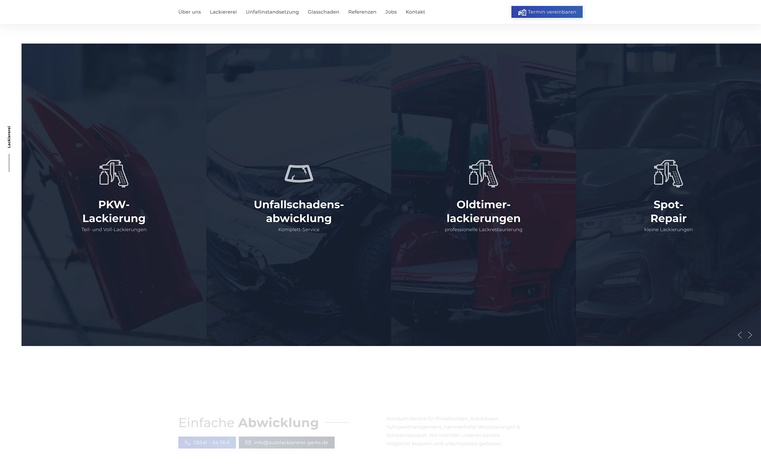 webdesign paderbornAutolackiererei Gerks