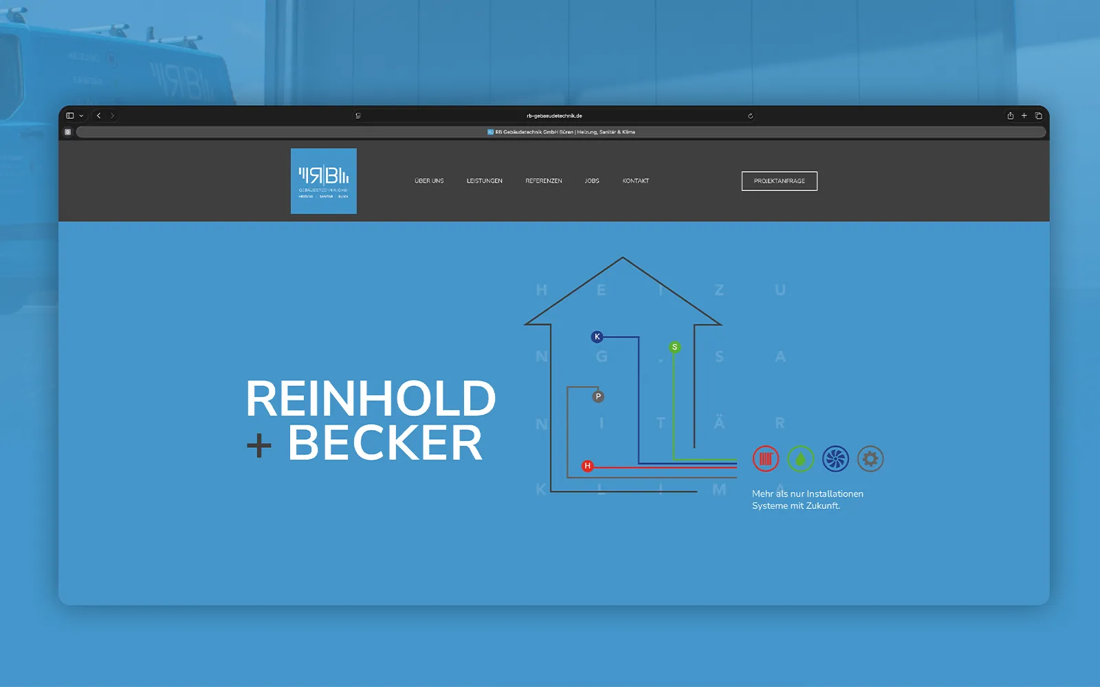 webdesign paderbornRB Gebäudetechnik