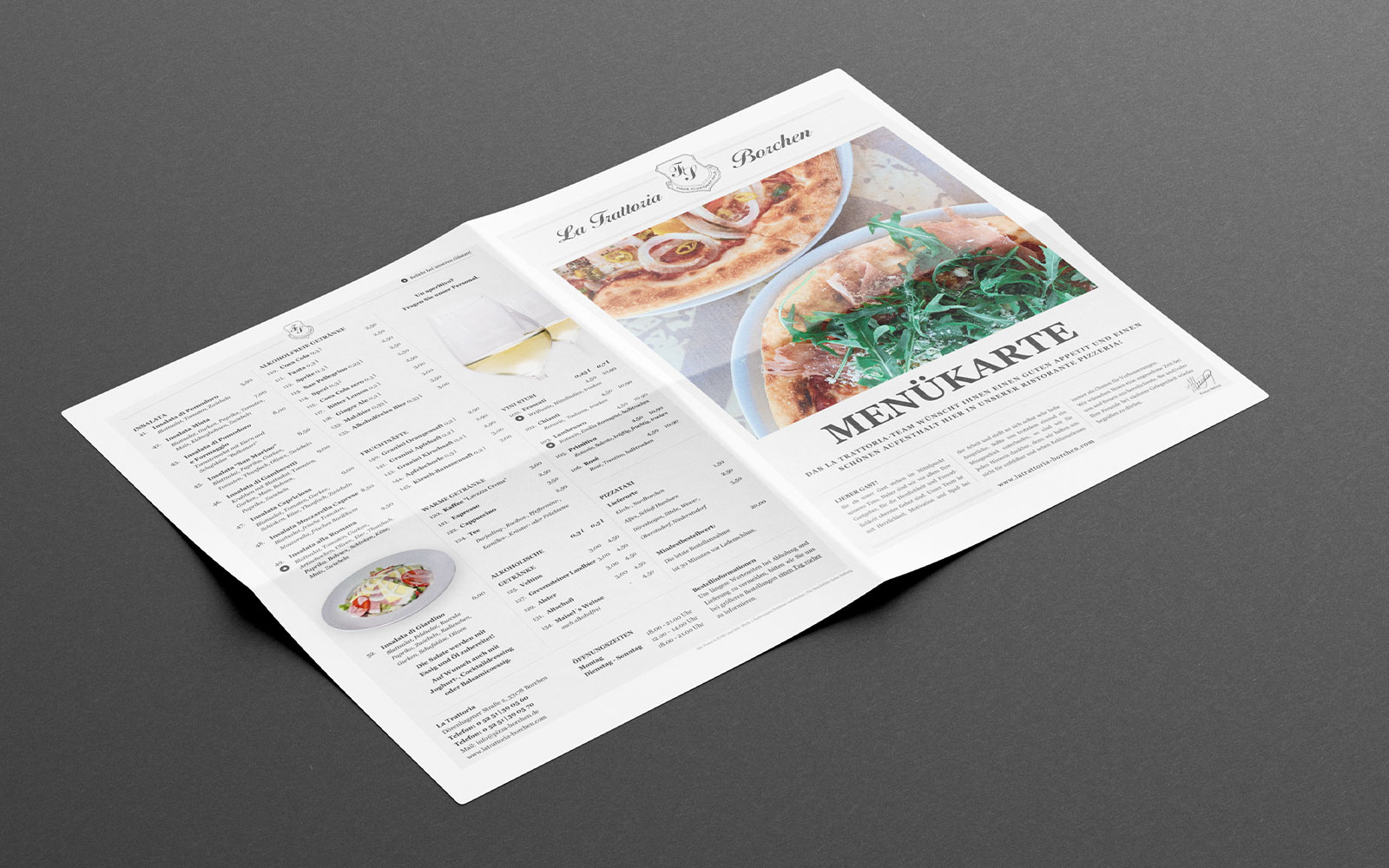 La Trattoria Speisekarte