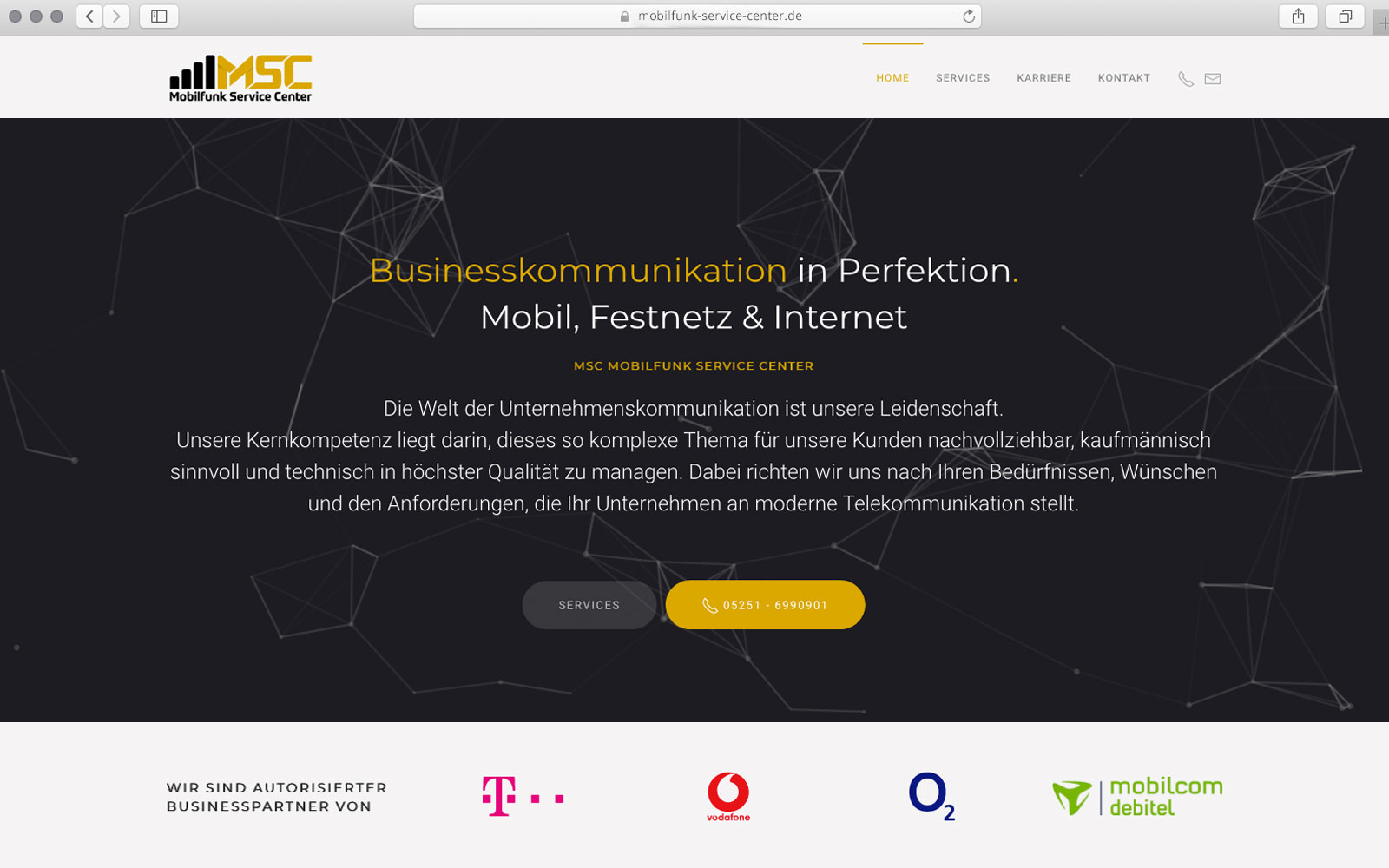 MSC Mobilfunk Service Center