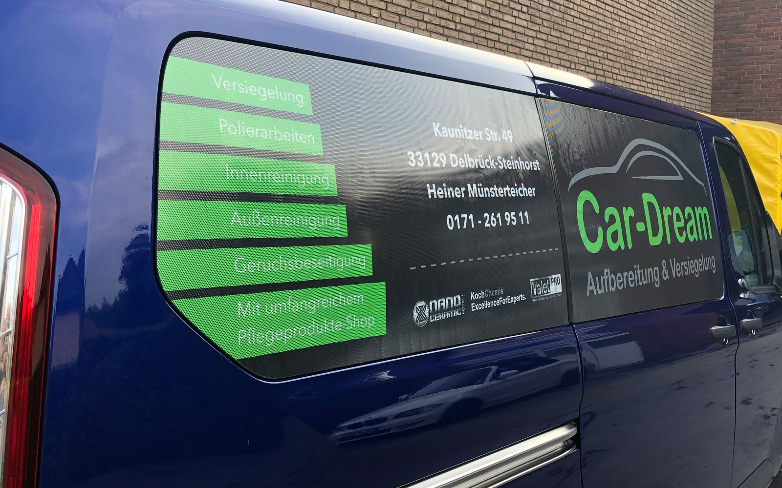 Car Dream Fahrzeugbeschriftung