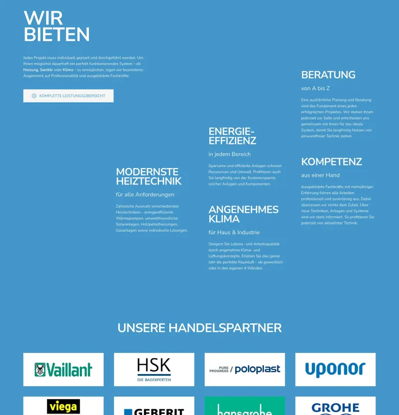 responsive webdesign für RB Gebäudetechnik