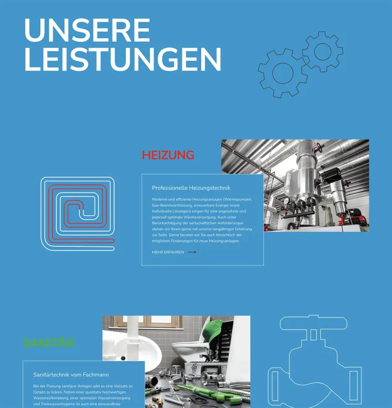 responsive webdesign für RB Gebäudetechnik