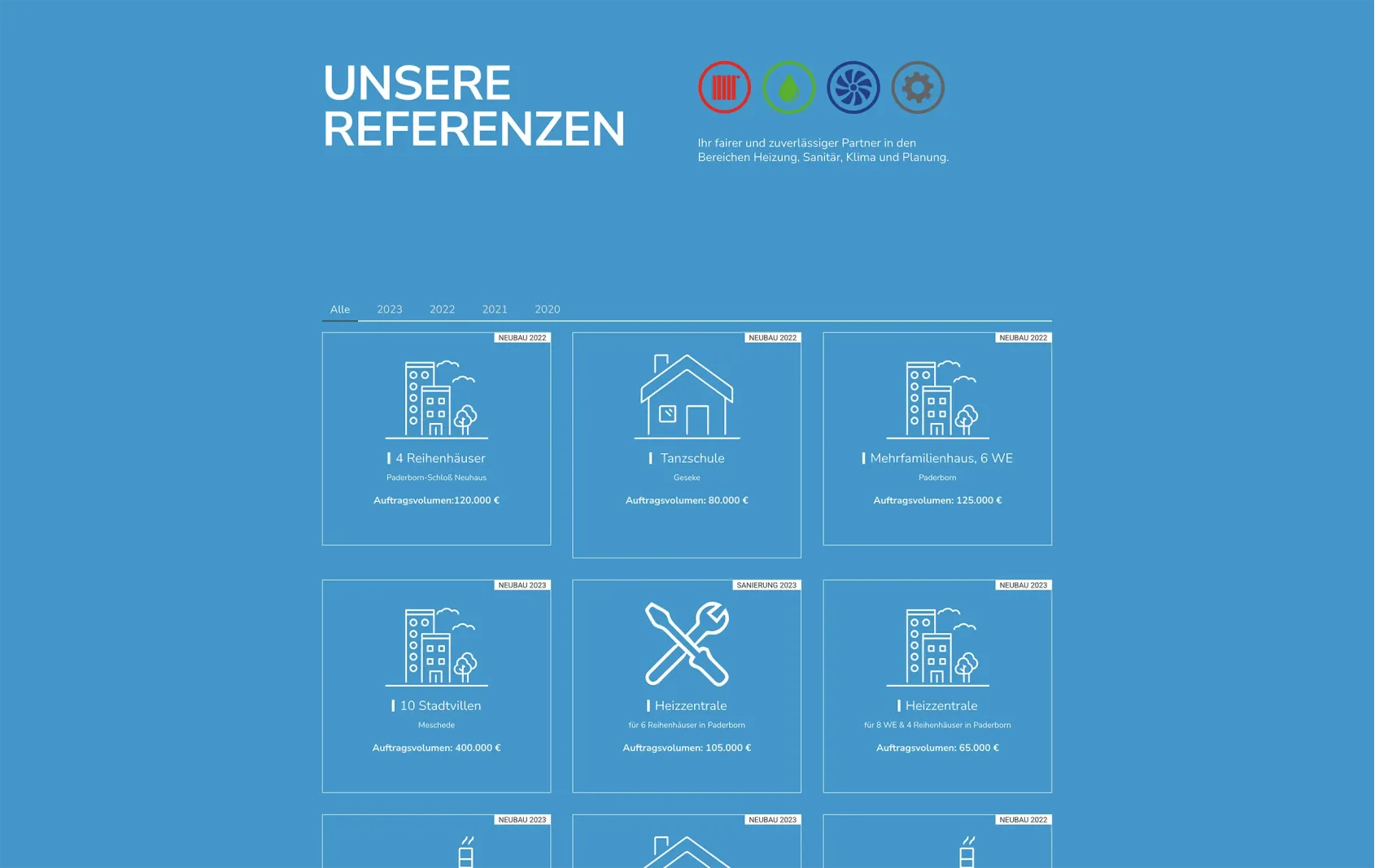 RB Gebäudetechnikwebseiten erstellen paderborn