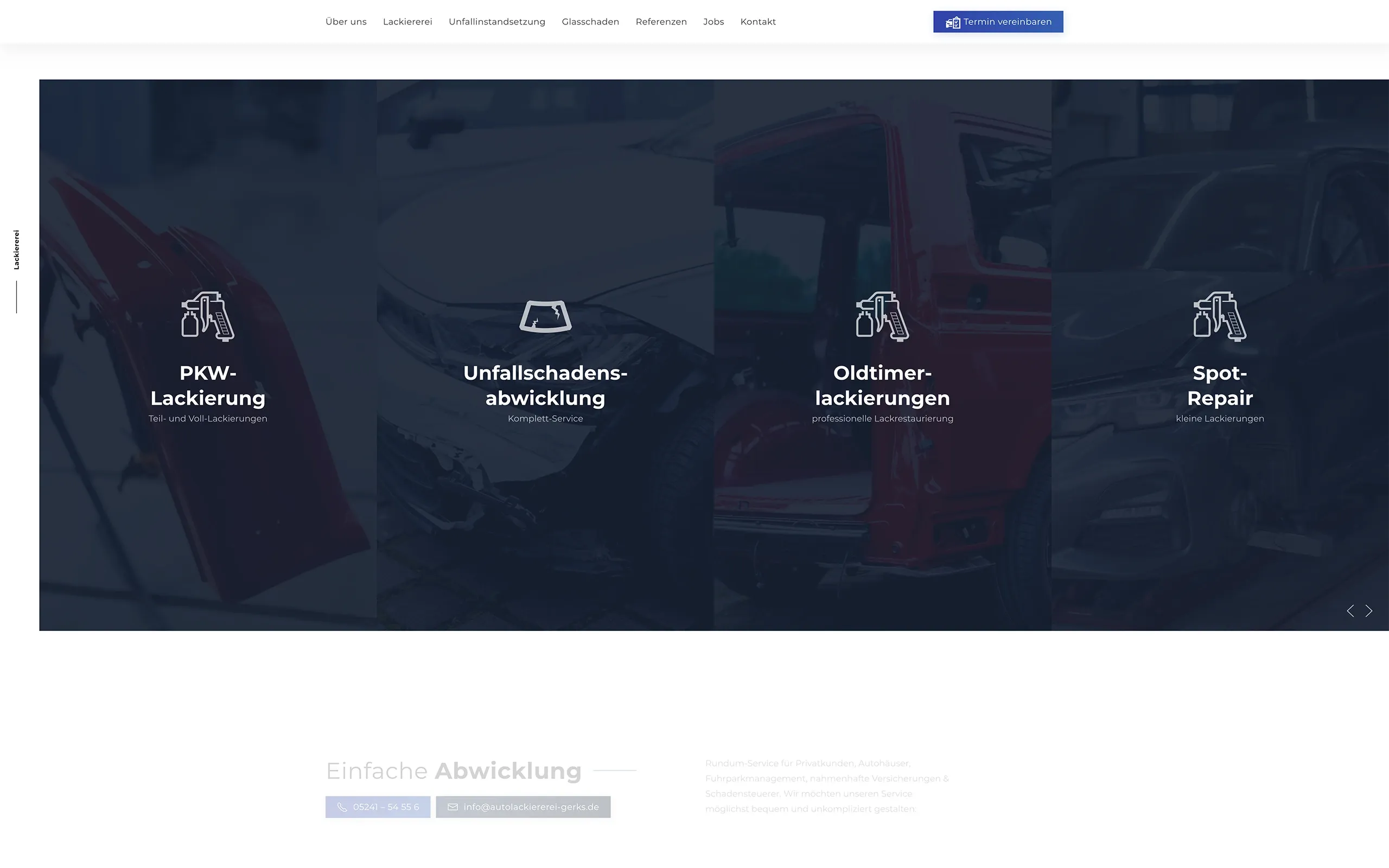 webdesign paderbornAutolackiererei Gerks