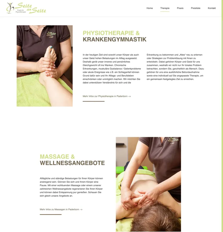 responsive webdesign für SeiteanSeite