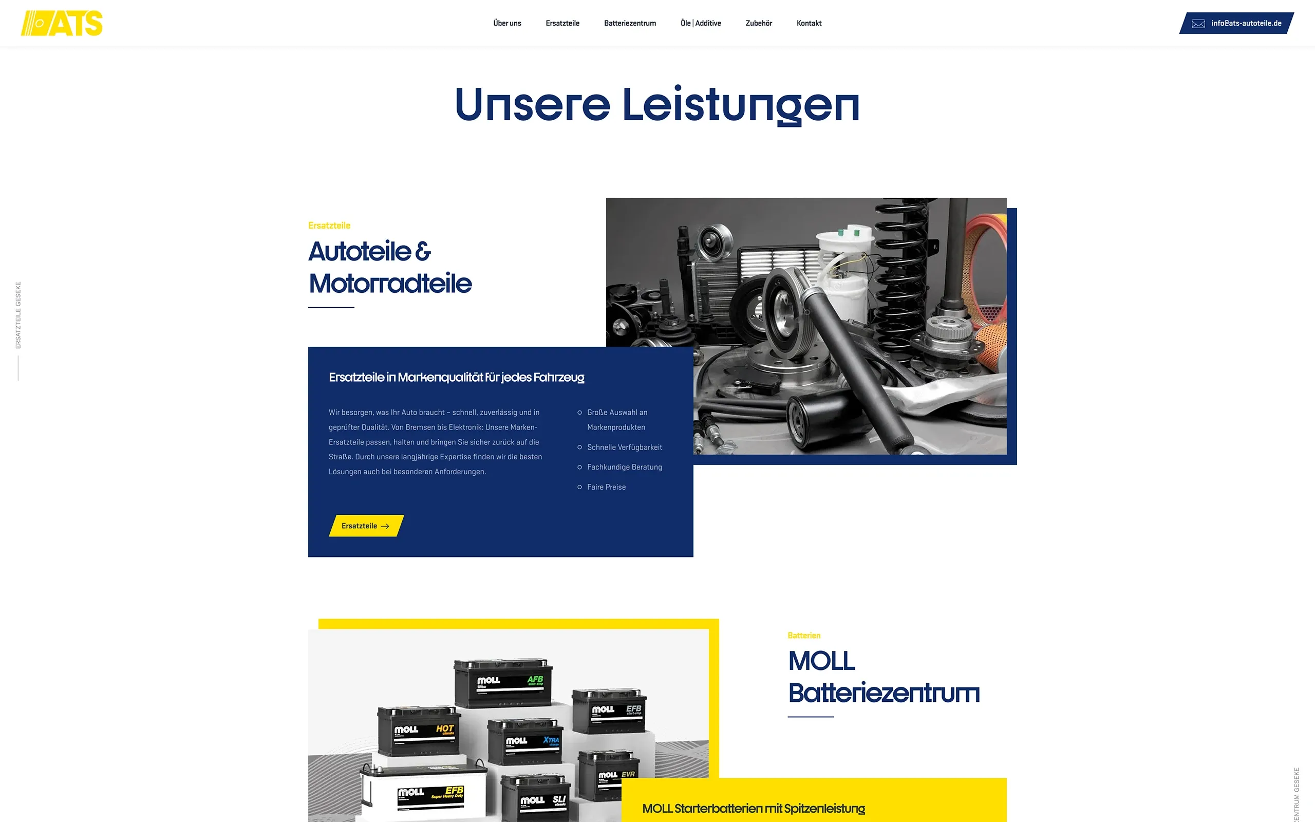 webdesign paderbornATS Autoteile