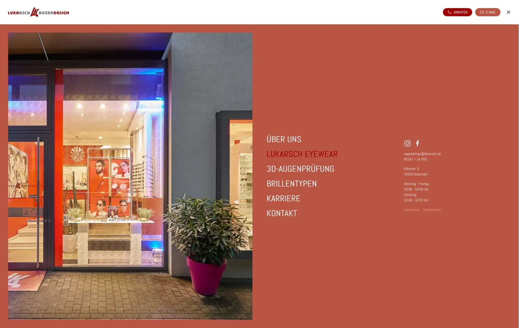 Lukarsch Augendesignwebseiten erstellen paderborn