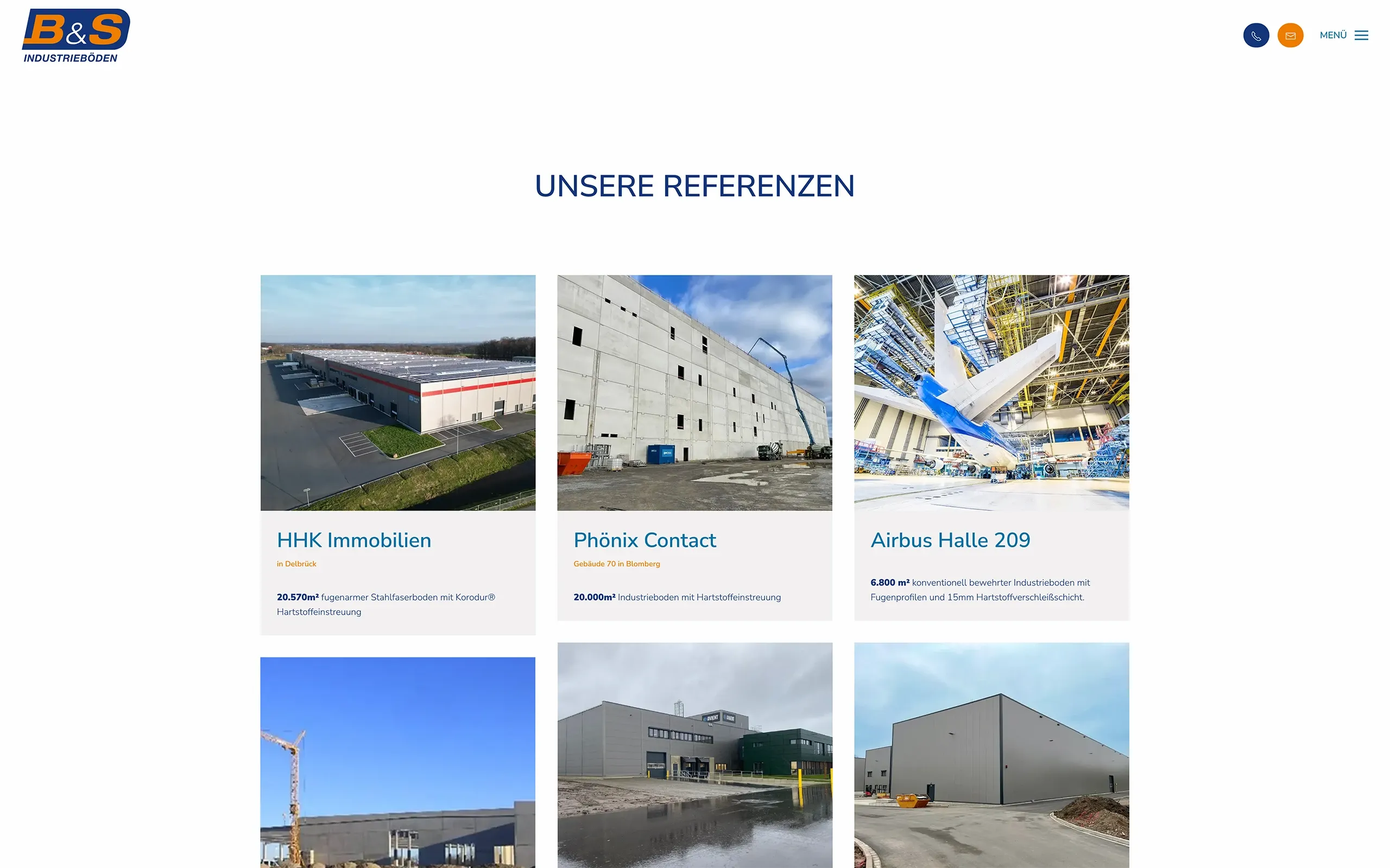 webdesigner paderbornB&S Industrieboden