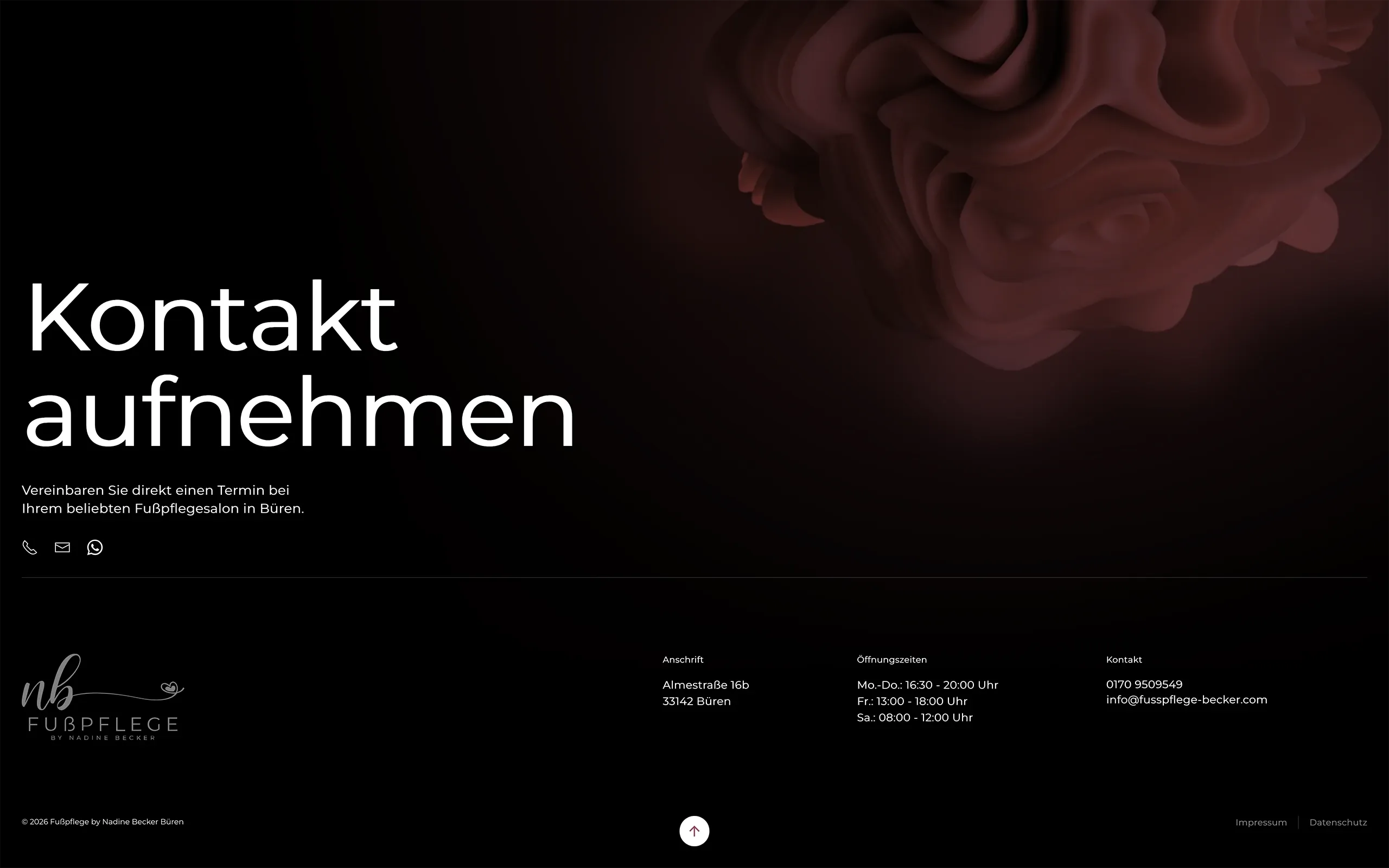 webdesigner paderbornFußpflege Becker